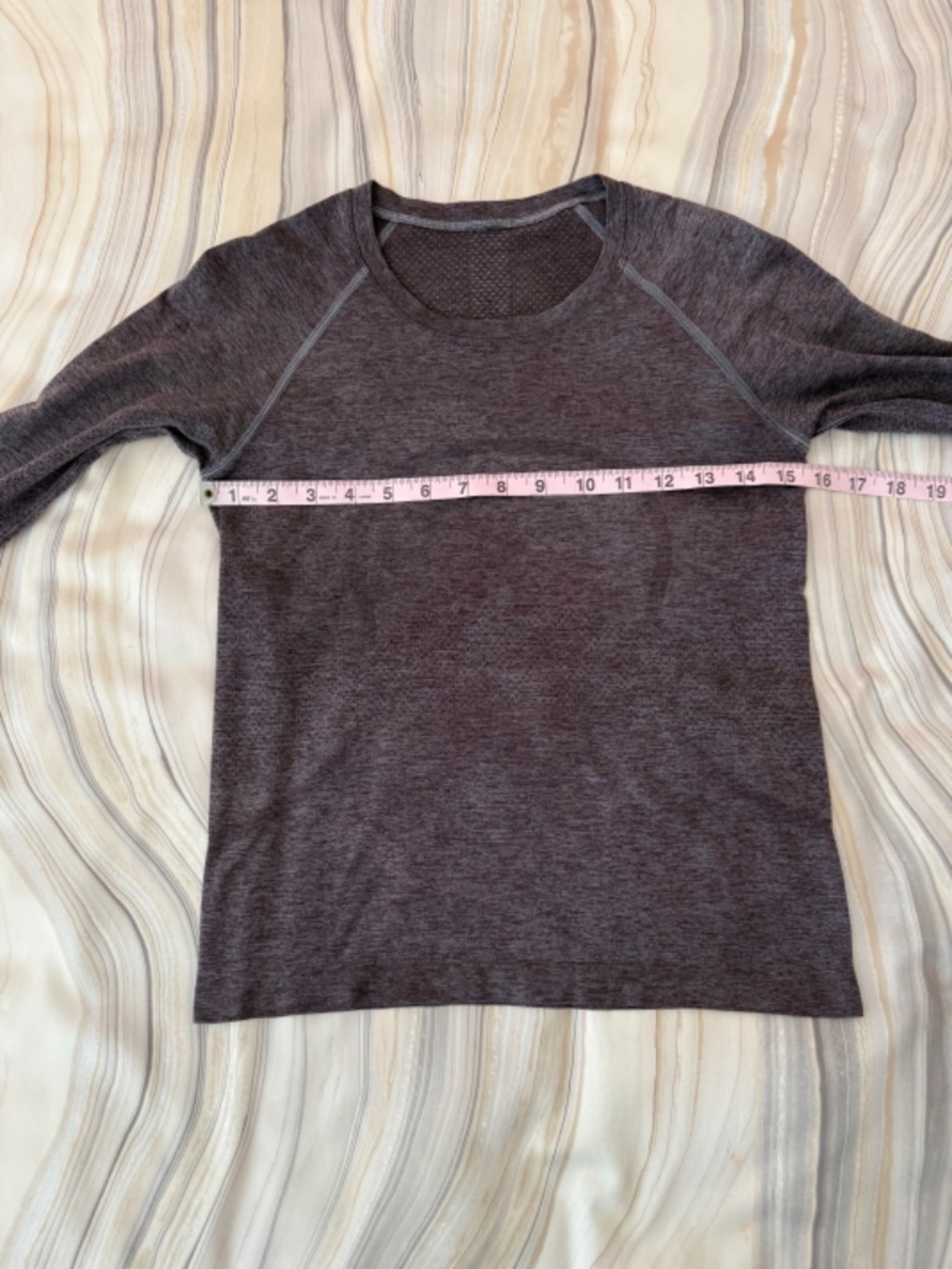 Lululemon Swiftly Tech Long-Sleeve Shirt 2.0 *Waist Length - Sequoia/Warm Ash 6 - Picture 8 of 12